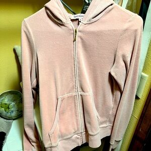 2000 light pink vintage juicy couture velour jacket